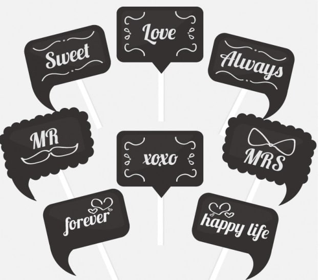 Great-photo-booth-signs-with-different-messages-Vector-_-Free-Download