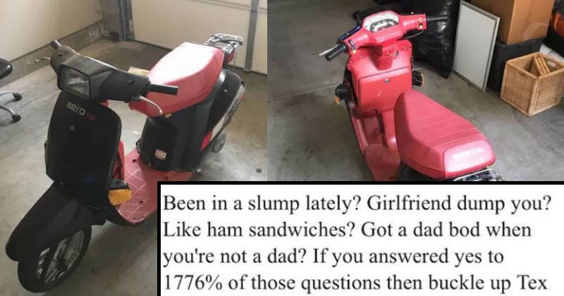 Guy writes hilarious description for his '85 moped on Craigslist that is pure brilliant.