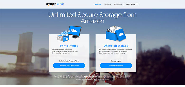 Amazon Cloud Drive - a Dropbox alternative