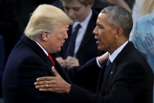 Barack Obama issued a statement on Donald Trump's controversial travel ban Monday, saying he supported the protesters and that he "fundamentally disagrees with the notion of discriminating against individuals because of their faith or religion."