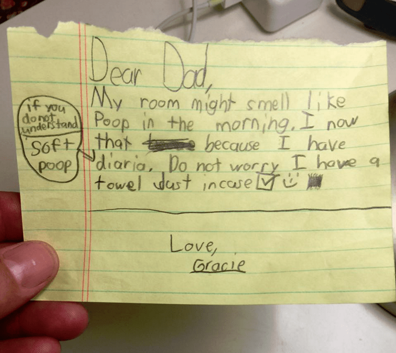 kid-leaves-note-for-dad-about-going-to-bathroom-in-bed