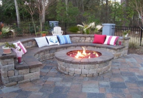 Outdoor Fireplaces and Fire Pits Bring a Warm Relaxing Feeling To Your Backyard Patio Area