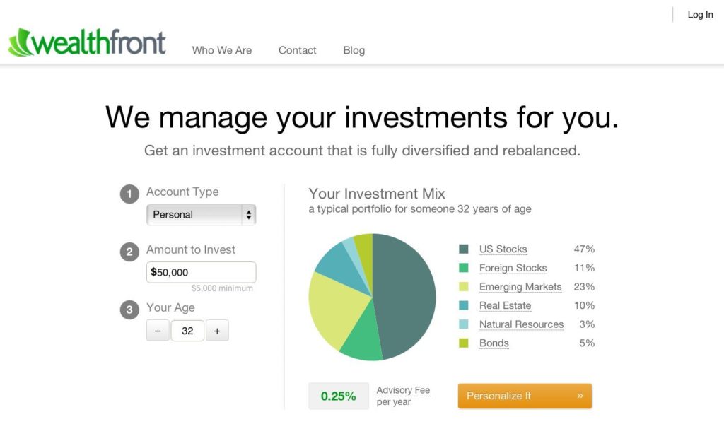 manage your roth ira with wealthfront