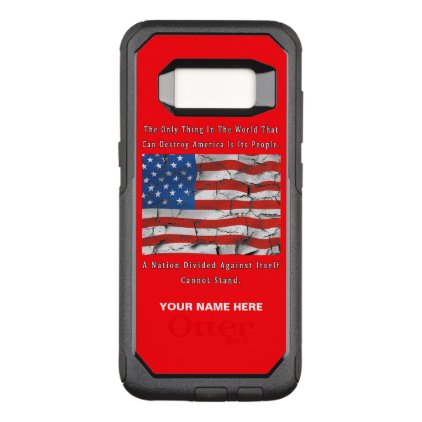 A Nation Divided OtterBox Commuter Samsung Galaxy S8 Case
