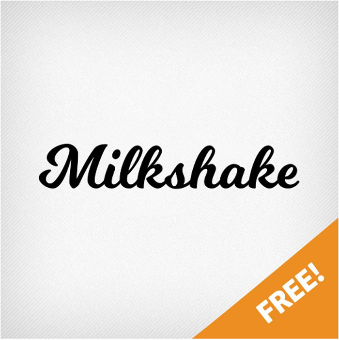 Milkshake Signature Font Examples: Pick The Best Autograph Font