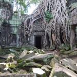 Ta Prohm en los templos de Angkor en Camboya