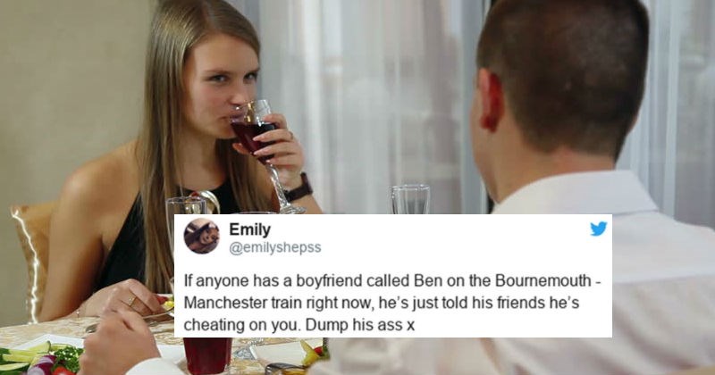 Girl overhears a guy bragging about cheating on his girlfriend and she proceeds to go on ridiculous manhunt.