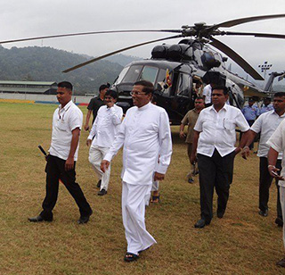  President reverses helicopter journey while on the way because of sudden change