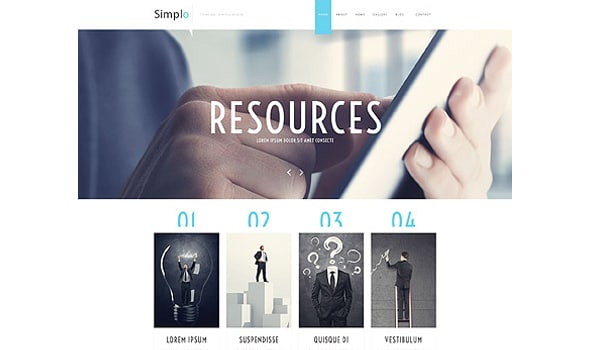 Simplo Business Responsive Website Template