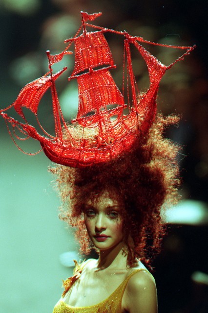 bebe-sucre-fashion: Jean Paul Gaultier nautical headpiece...