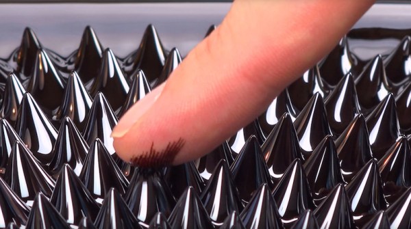 Watch what happens when you touch magnetized ferrofluid