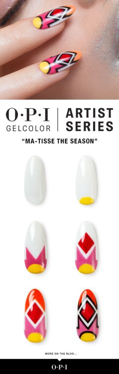 OPI GelColor Artist Series “Ma-tisse the Season”Nails by Sophie...