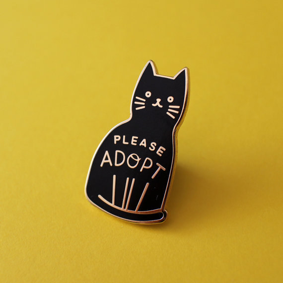 There's a nearly ENDLESS amount of cool things you can buy to show off your love and support for your black cat.
