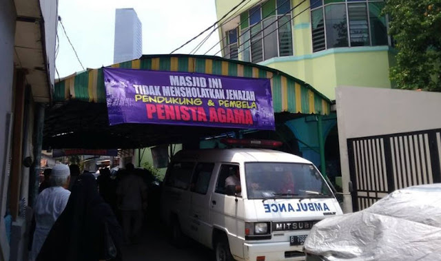 Masjid di Jakarta Ini Tidak Mensholatkan Jenazah Pendukung Penista Agama