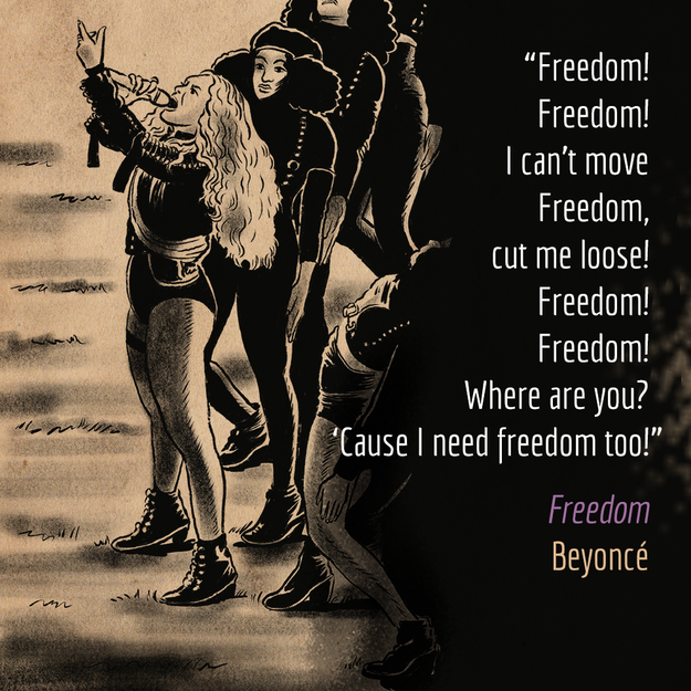 "Freedom," Beyoncé
