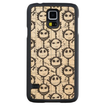 Jack Skellington - Pattern Carved Maple Galaxy S5 Slim Case