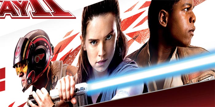 Daisy Ridley primera imagen de Rey, Finn y Poe en 'Star Wars: Los Últimos Jedi'