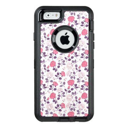 Pink roses pattern Otterbox iphone case