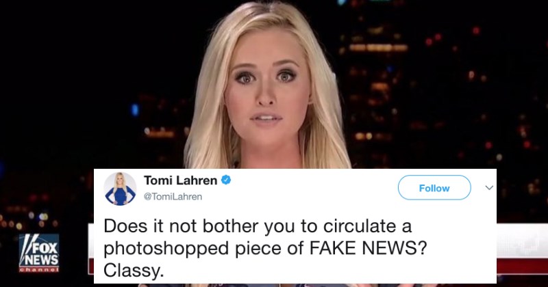 Tomi Lahren Freaks Out After Hilarious Photoshopped 'Fake News' Headline Spreads