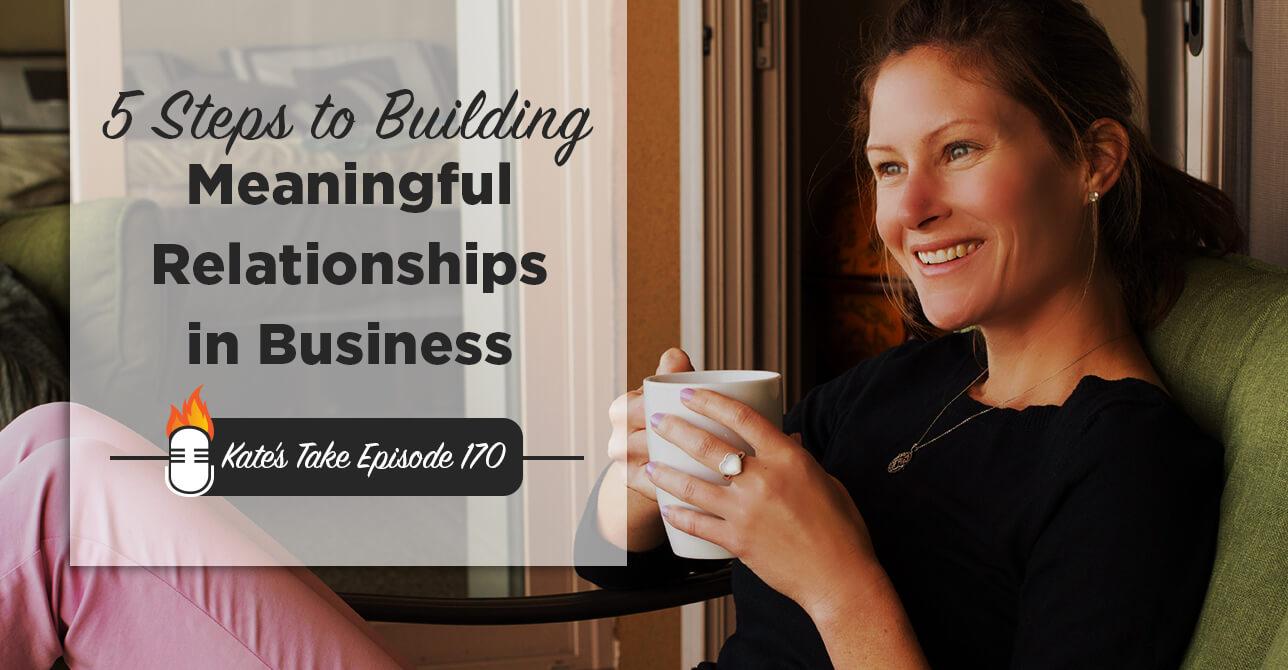building relationships
