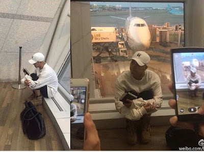 How fans take pictures of Idols in the airports