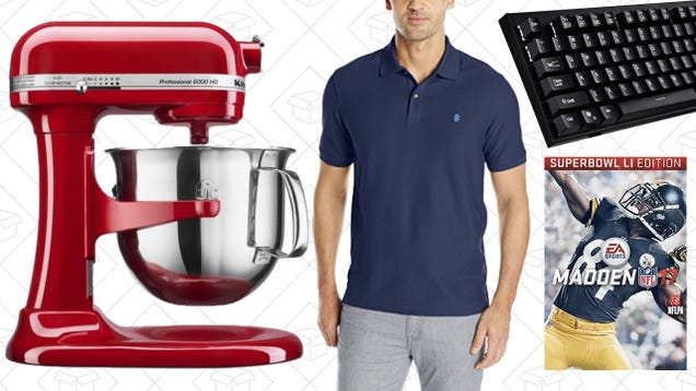 Today's Best Deals: KitchenAid Mixers, IZOD, Vinyl Printer, Mechanical Keyboard, and More