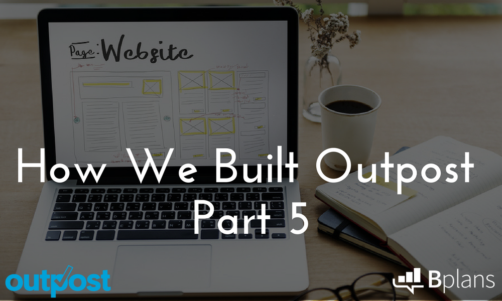 web design, how we built outpost