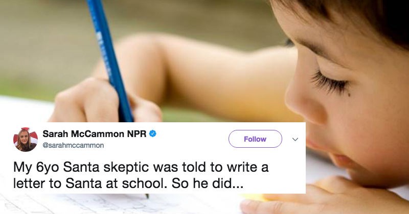 People on Twitter react to a little kid and his brutally honest letter to Santa that calls him out on all his lies.
