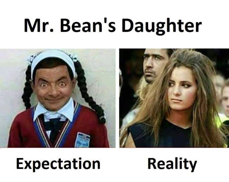 picture-of-mr-beans-daughter-expectation-vs-reality