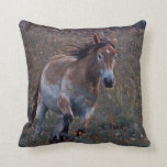 wonderful horse throw pillow