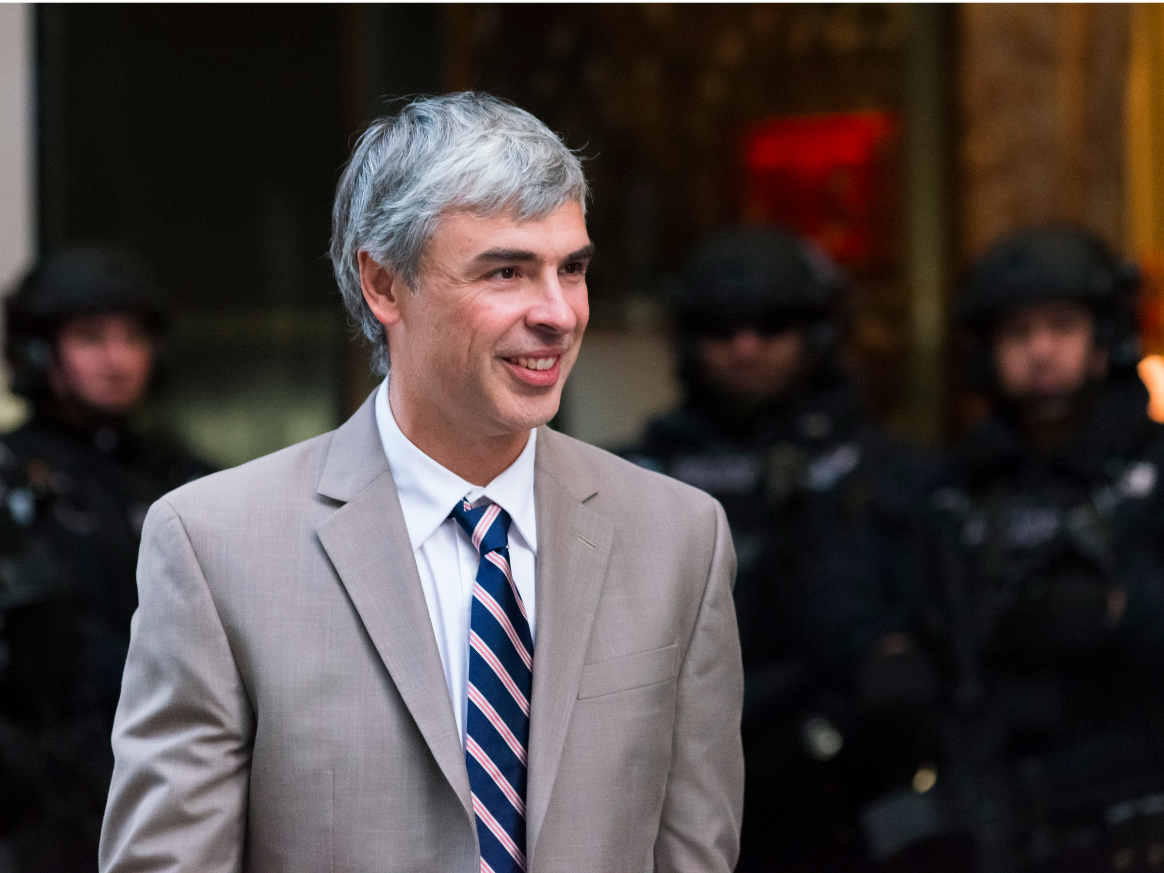 larry page at trump tower meeting