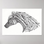 Color It Poster Horse