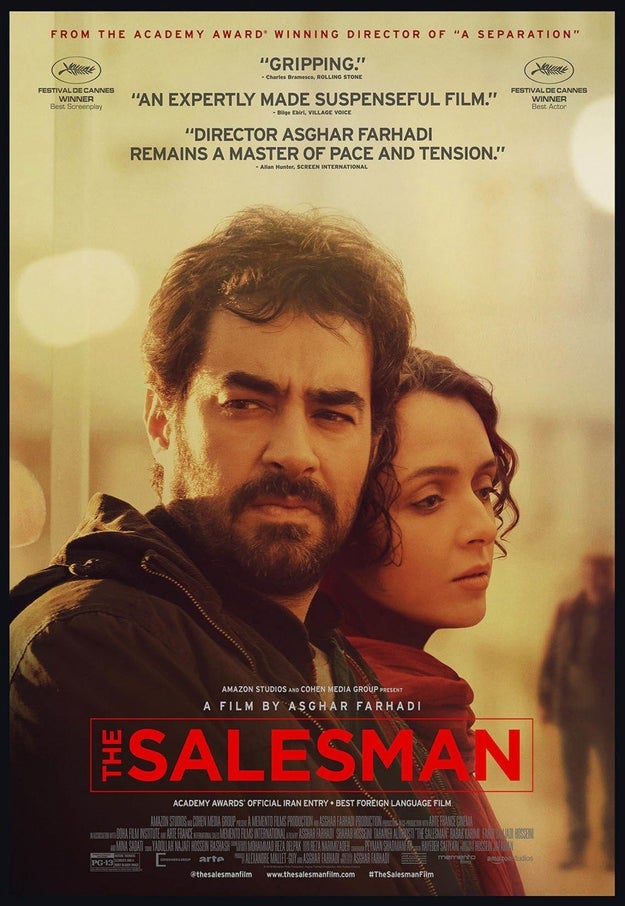 On Tuesday, The Salesman became the first Iranian movie nominated for the Best Foreign Language Film Academy Award.