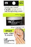 Hard As Hoof Nail Strengthening Cream with Cherry Almond Scent Nail Strengthener & Nail Growth Cream Prevents Splits, Chips, Cracks & Strengthens Nails, 1 oz