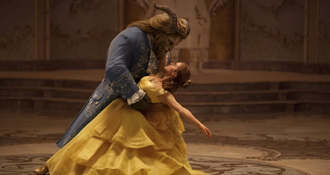 Emma Watson stars as Belle and Dan Stevens as the Beast in Disney's BEAUTY AND THE BEAST, a live-action adaptation of the studio's animated classic directed by Bill Condon.