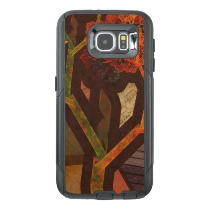 Beautiful Fractal Collage of an Origami Autumn OtterBox Samsung Galaxy S6 Case