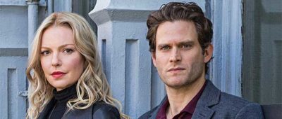 Katherine Heigly and Steven Pasquale in CBS' new legal thriller "Doubt"