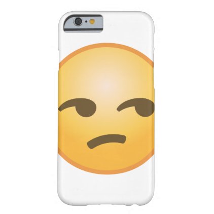 Unamused Emoji Barely There iPhone 6 Case
