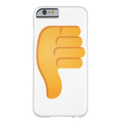Thumbs Down Emoji Barely There iPhone 6 Case