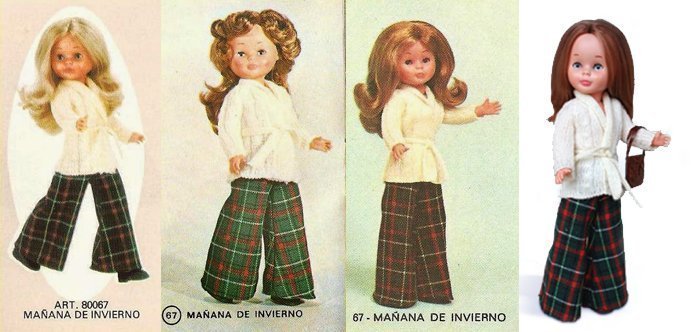 Foto de los distintos modelos de Nancy Mañana de Invierno