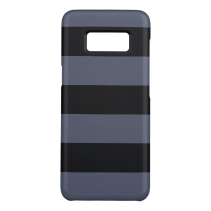 Modern Bold Dark Blue Stripes Case-Mate Samsung Galaxy S8 Case