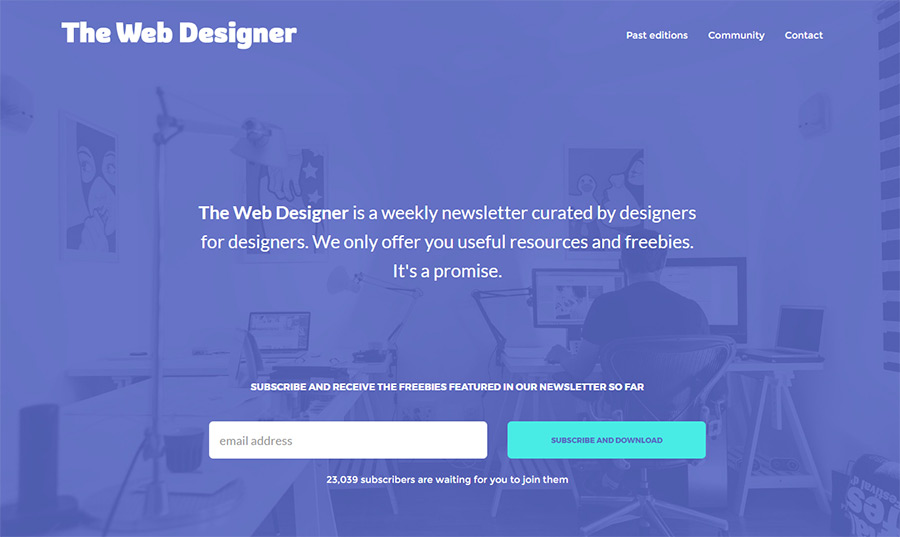 the webdesigner newsletter