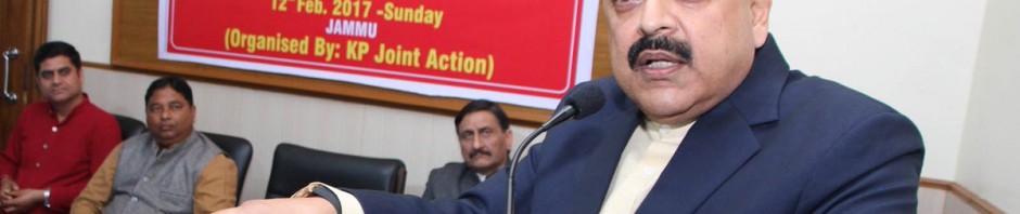 Modi Govt has no objection to homeland, colonies for KP: Singh