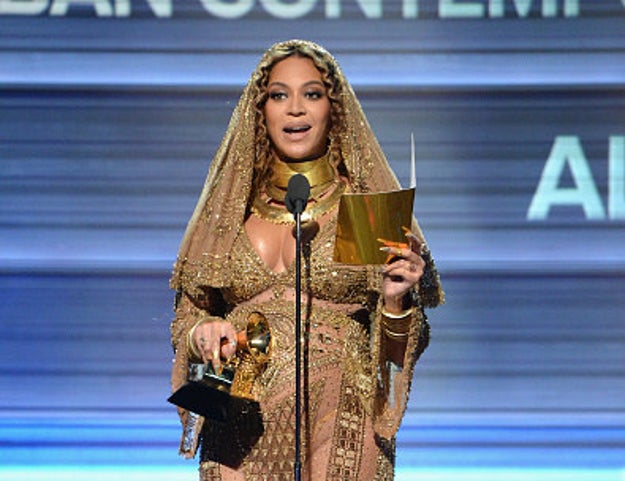 Beyoncé gave a bold, unifying acceptance speech for Best Urban Contemporary Album...