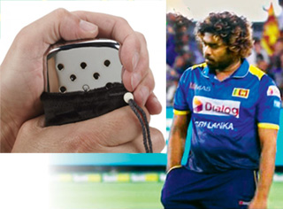  Reason about gadget which motivated Malinga to put his hand inside his pocket from time to time while bowling