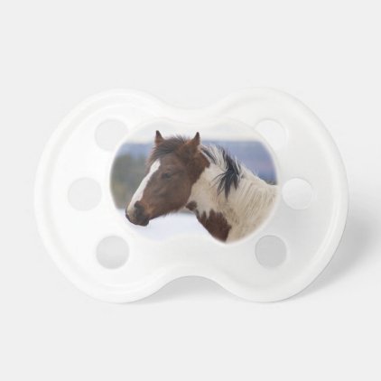 Tri-Colored Horse Pacifier