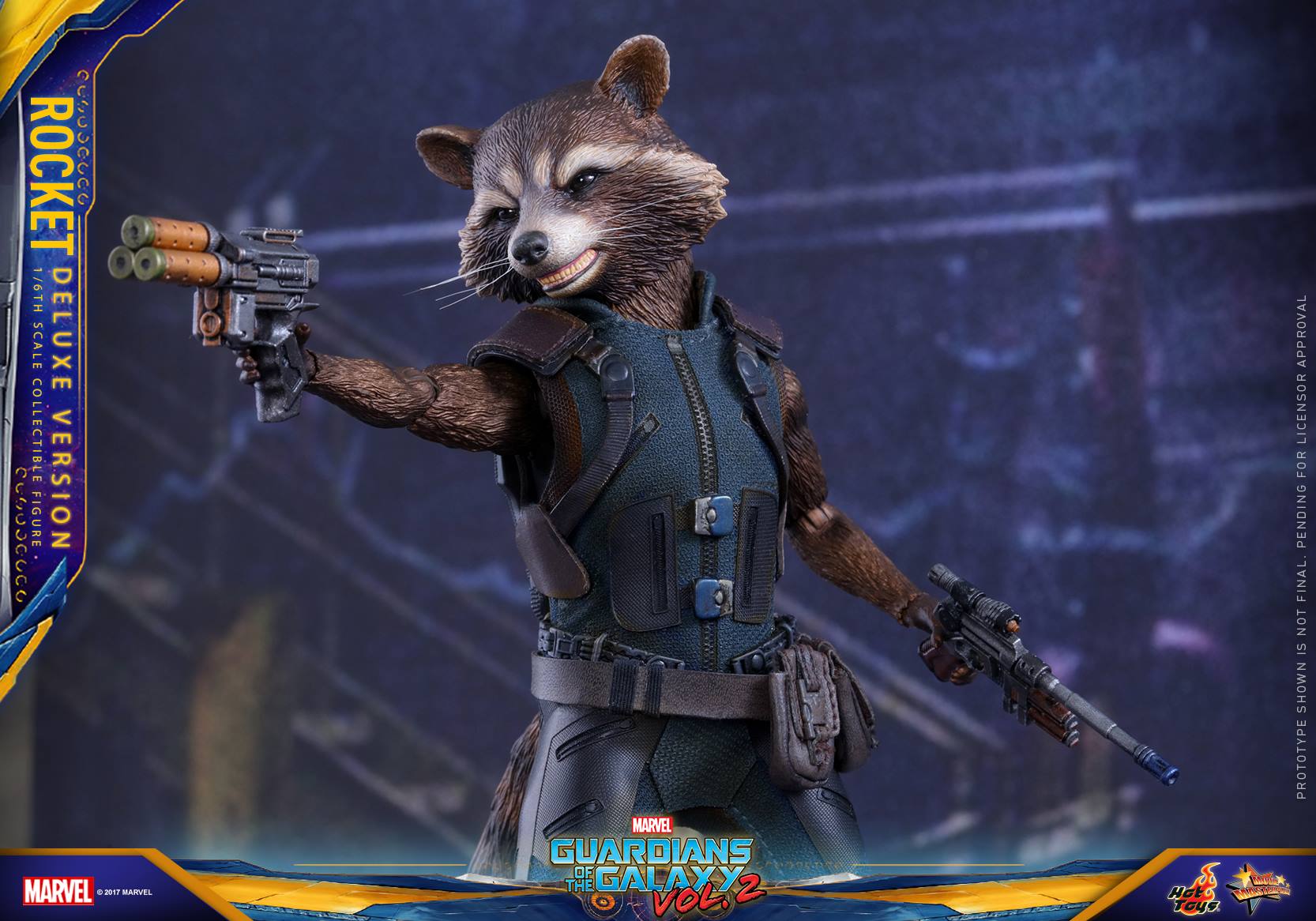 GOTG Vol. 2 - 1/6th scale Rocket Collectible Figure (Deluxe Ver.).