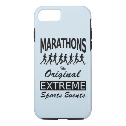 MARATHONS, the original extreme sports events iPhone 7 Case