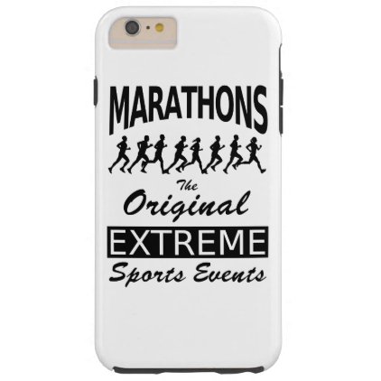 MARATHONS, the original extreme sports events Tough iPhone 6 Plus Case