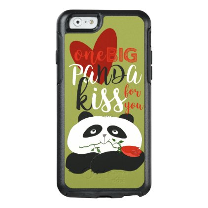 Panda Cute Romantic Love Illustration OtterBox iPhone 6/6s Case
